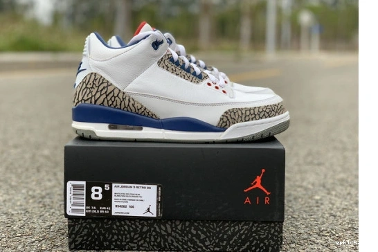 Cheap EP 854262-106 FIRST 854262-106 BLUE NIKE TRUE RETRO 3 AIR LOOK JORDAN AIR 0114